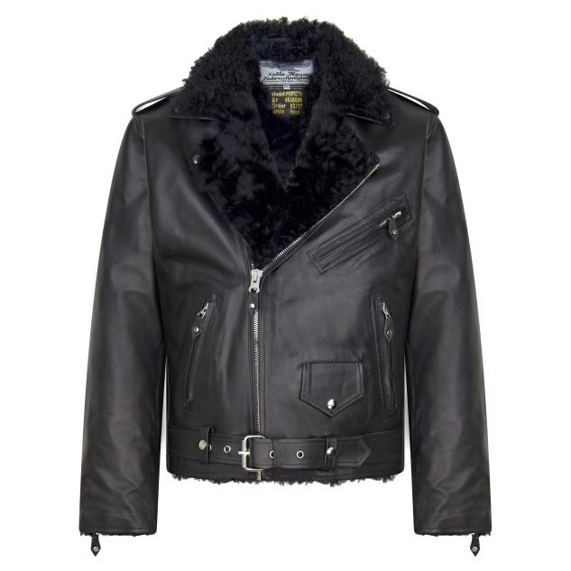 Perfekto Rockabilly Lederjacke aus Alpaka 