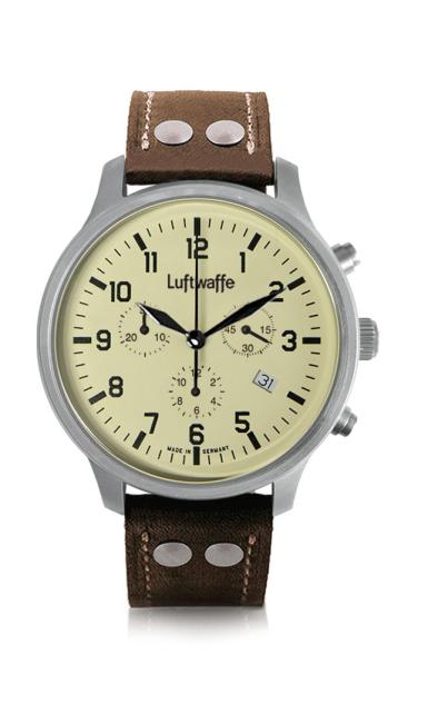 Luftwaffe Flieger Vintage Chronograph Quarz 