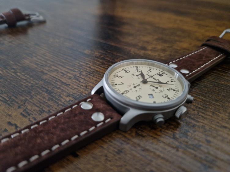 Luftwaffe Flieger Vintage Chronograph Quarz 