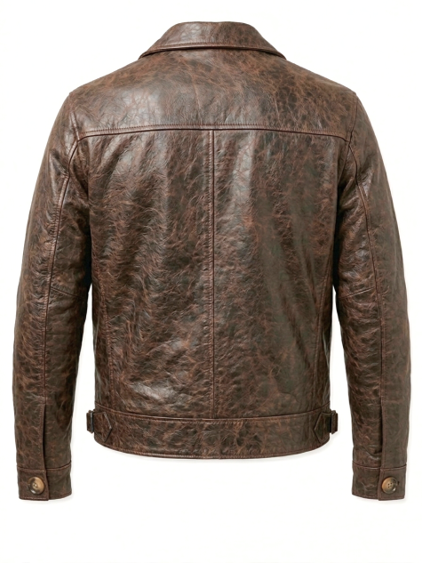 Fliegerjacke Hartmann  Pferdeleder Braun 