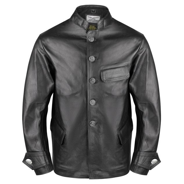 Blouson en cuir de Sous-Marin du personnel chargée du fonctionnement des machines, nommés MAAT 