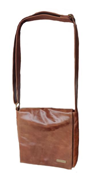 Leder Schultertasche 
