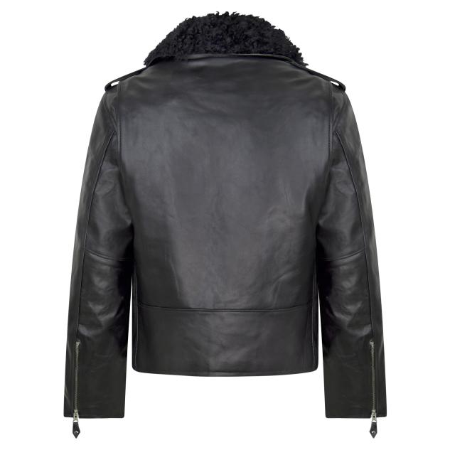 Perfekto Rockabilly Lederjacke aus Alpaka 