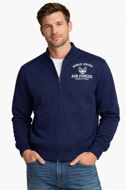 Sweatjacke Air Force in Navy Blau 
