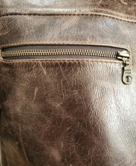 Fliegerjacke Hartmann  Pferdeleder Braun 