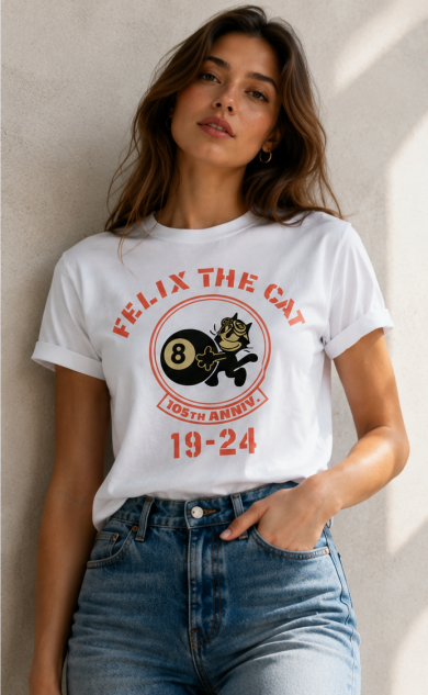 Felix The Cat T-Shirt White 