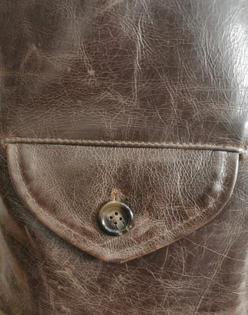 Fliegerjacke Hartmann  Pferdeleder Braun 