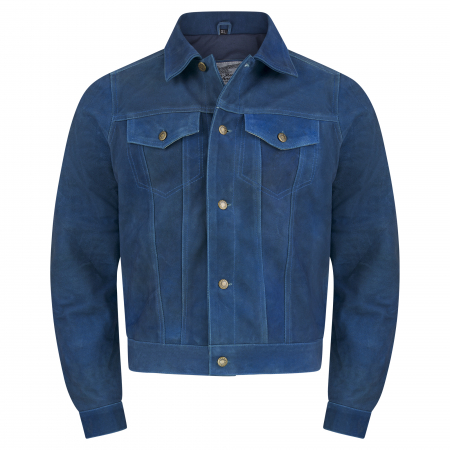 Leder-Jeans Jacke 