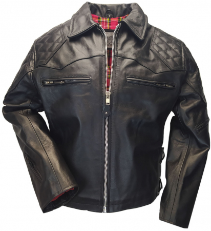 Chaqueta de Moto: Sidewinder, Cuero de Caballo 