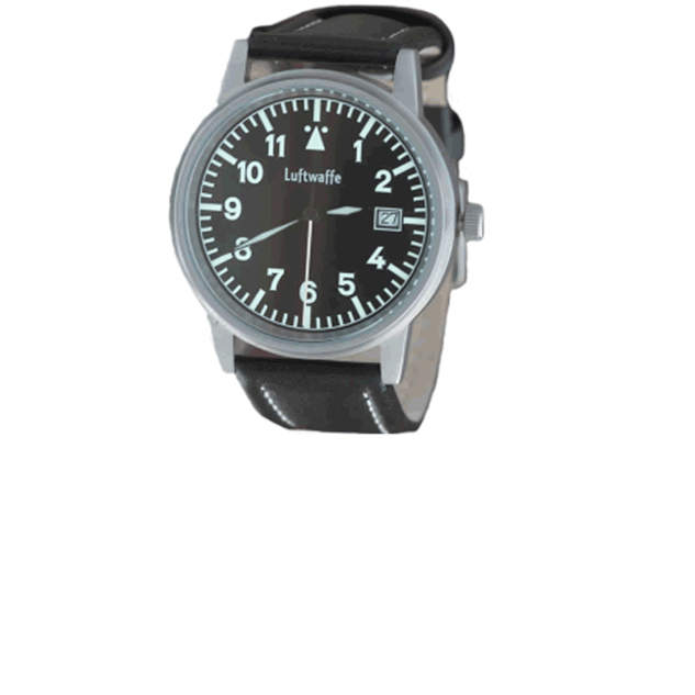 Luftwaffe Edelstahl-Fliegeruhr 