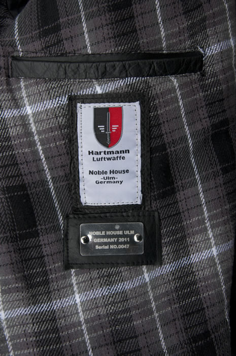 Noble House Company | Flight Jacket Hartmann: black Horse hide ...