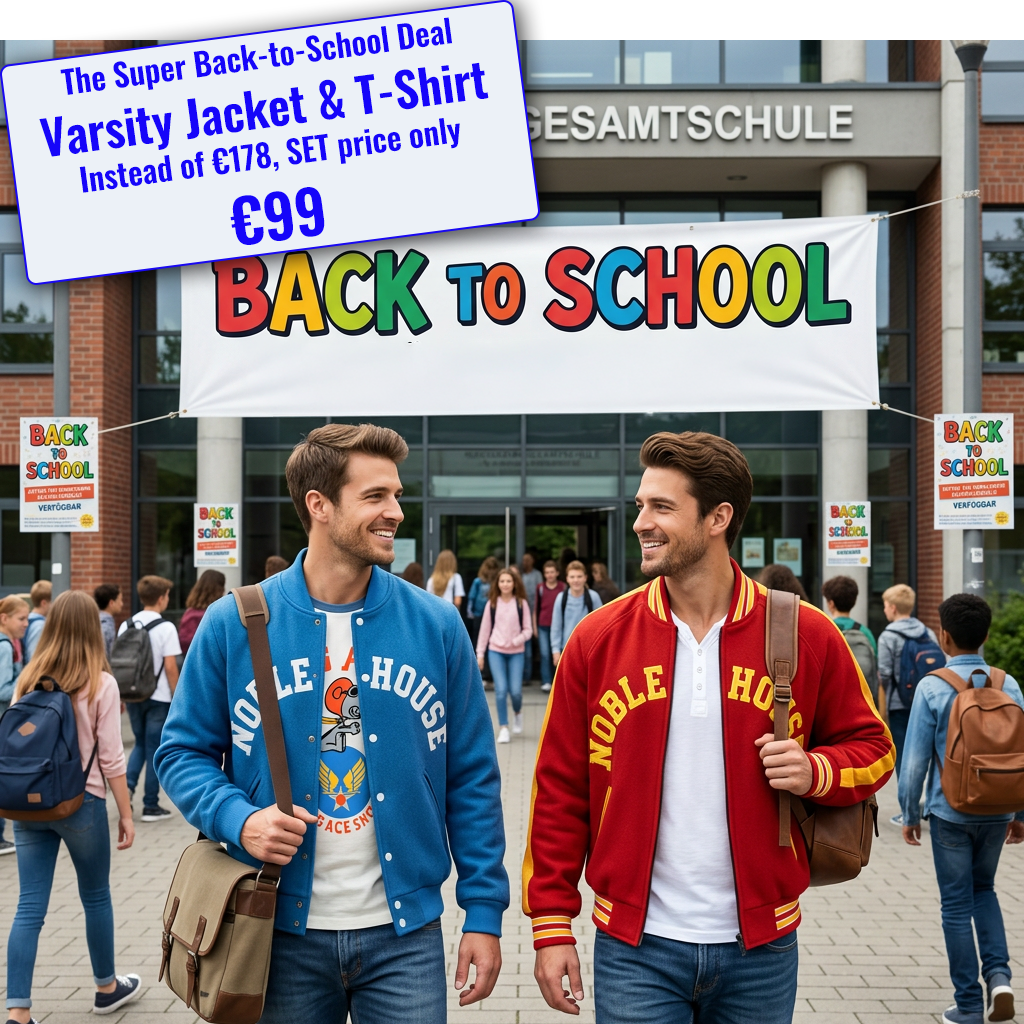Varsity Jacket & T-Shirt Instead of €178, SET price only €99